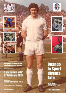 Locandina mostra Quando lo sport diventa arte