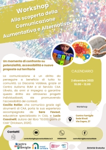 Nov-Gen 2024 - Locandina Trimestrale Workshop ComunicazioneAlternativa_CentroBUM