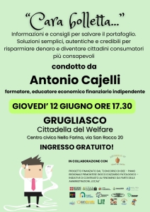 CARA BOLLETTA CAJELLIafoglio. Soluzioni semplici, autentiche e credibili per risparmiare denaro e diventare cittadini consumatori più consapevoli