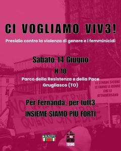 Ci Vogliamo Vive_Grugliasco_ANPI e NUDM_14-06-2025
