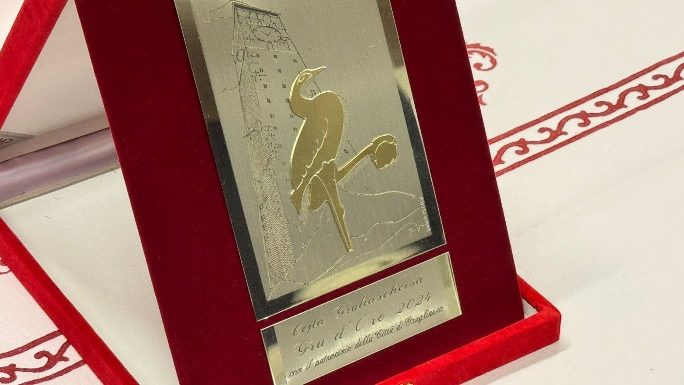 VINCE LA GRU D’ORO 2024 L’USD PRO GRUGLIASCO - LA CERIMONIA DI PREMIAZIONE AL PADIGLIONE LA NAVE AL PARCO LE SERRE ORGANIZZATA IERI SERA DALLA COJTÀ GRULIASCHEISA